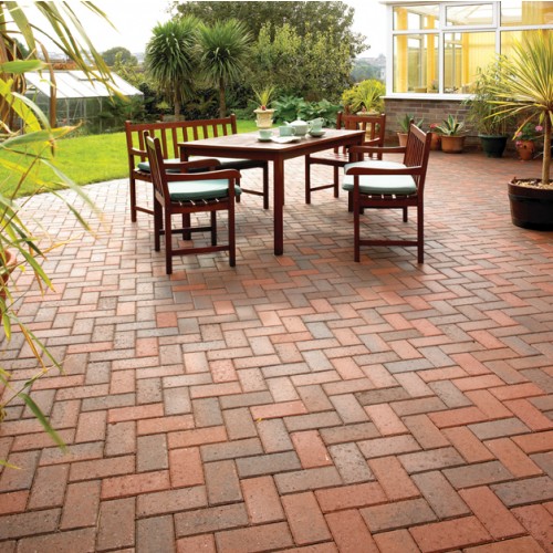 Image shows work completed by Copek Resin Bound and Aggregates and Surfacing on a block paving patio project in Bristol